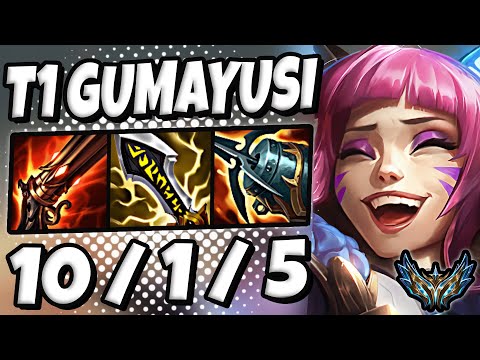T1 Gumayusi Jinx ADC vs Xayah - Korea Challenger Patch 13.8 ✅