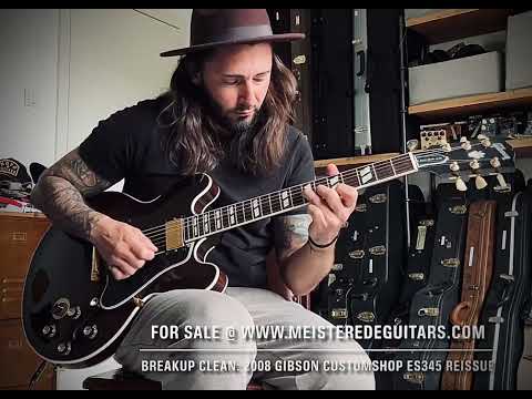 Gibson Custom Shop ES-345 Stereo Reissue Walnut Nur 3,99kg trotz Varitone! Gibson BB.King Customshop Case! 2008 - Walnut image 26