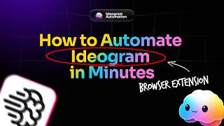 How to Bulk Generate AI Images Automatically | ideogram Automation Chr