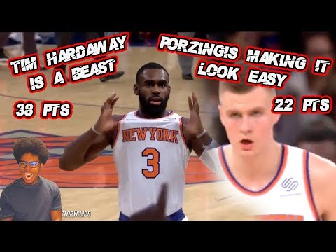 TIM HARDAWAY JR. (38 PTS) AND KRISTAPS PORZINGIS (22 PTS) PRIMETIME DUO!!!  [REACTION]
