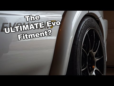 THE EVO GETS SOME WEDSSPORT TC105X WHEELS
