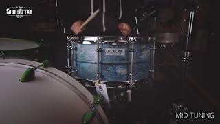 Video thumbnail for Pork Pie 14x6.5" Patina Brass Snare Drum by Peter Lewis