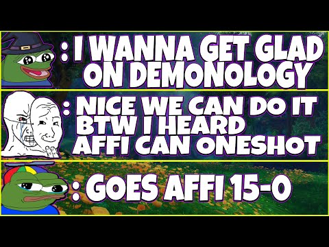 When You Want To Get Gladiator On Demonology Warlock But Your Mate Heard Affliction Lock Can Oneshot