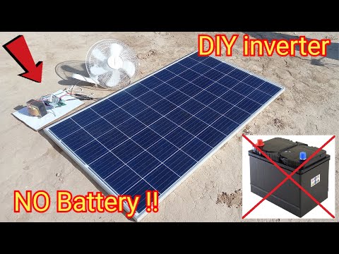 How to Make Solar Inverter Without Battery / DIY Inverter