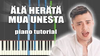 Mikael Gabriel - Älä Herätä Mua Unesta | PIANO TUTORIAL