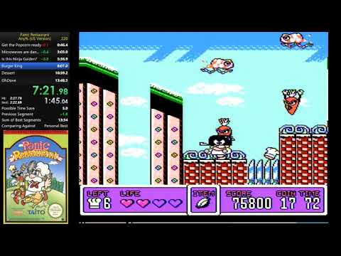 Panic Restaurant any% (US version) Speedrun in 13:39
