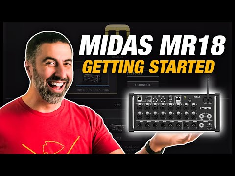 Setting Up The Midas MR18 Digital Mixer
