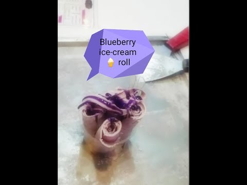Ice-cream 🍦roll - fried ice-cream 🍦 - dolmen mall - zunaira food diaries آئس کریم