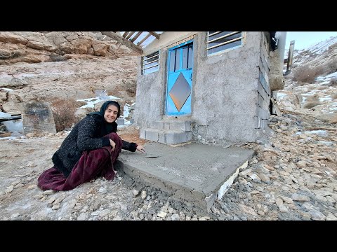 Making the yard perfect with today's cement work by Narges