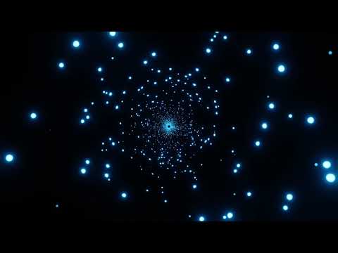 Hypnotic Blue Stars Tunnel Abstract Background Video VJ Loop Lines Pattern 4k Screensaver