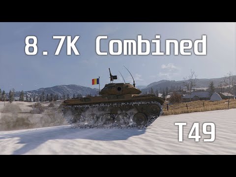 Wot Console - 8.7k Combined - T49 DERP - Malinovka
