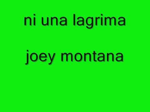 ni una lagrima joey montana letra