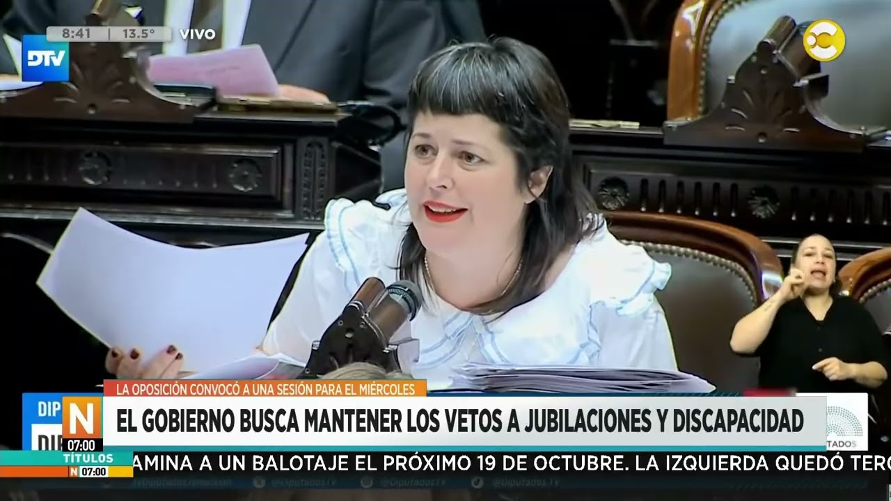 Diputados: la oposición convocó a una sesión especial para este miércoles │N7:00│ 18-08-25