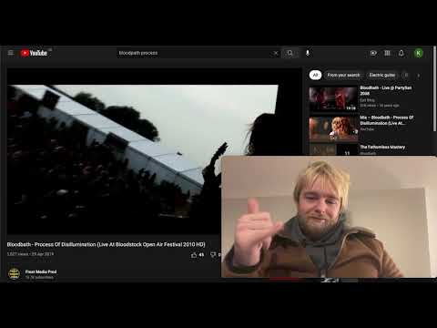 Bloodbath - Process Of Dissilumination (Bloodstock) REACTION