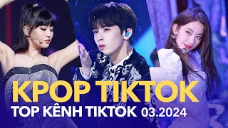 Top 30 Nghệ Sĩ Kpop Có Nhiều Follow Nhất Trên Tiktok (03/2024) | Top Tiktok Kpop