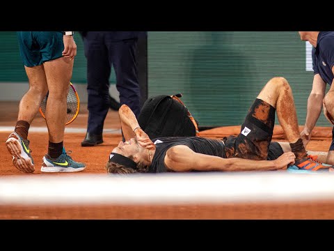 Zverev verletzt sich im French-Open-Halbfinale gegen Rafael Nadal 2022