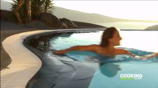 Giada Relaxes by the Pool - Greece
