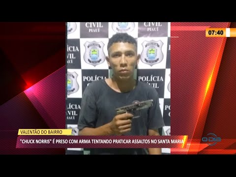 "Chuck Norris" é preso com arma na Santa Maria da Codipi 30 03 2021