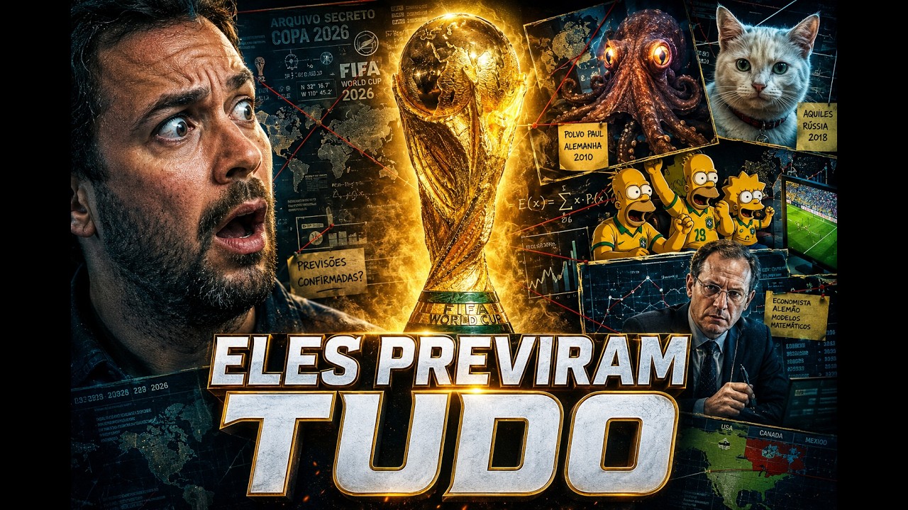 As maiores PREVISÕES da Copa do Mundo! (Brasil campeão em 2026?) - DE TABELA - Ep.03