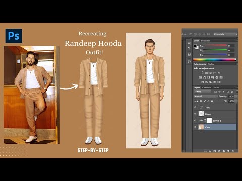 How to Illustrate Randeep Hooda’s Stylish Look | Men’s Fashion Illustration Tutorial (Step by Step)