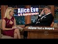 Alice Eve - Do Animals Have Free Will? - 5/5 Appearances on Craig Ferguson [Best Q]