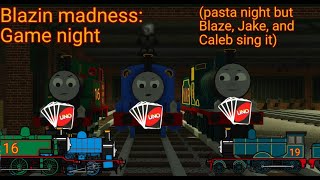 Blazin Madness: Game Night (Pasta Night but Blaze, Jake, and Caleb sing it)