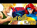 Guile And Jean Grey Xmen Vs Street Fighter In K Style By K99