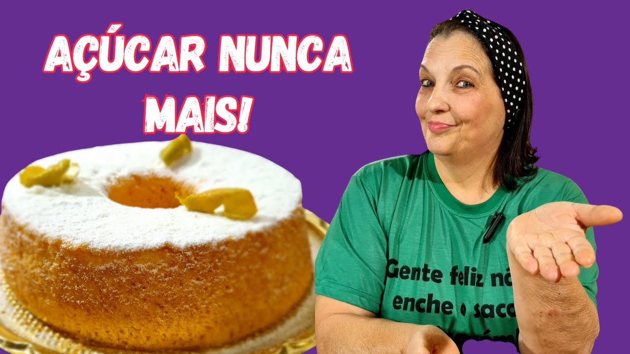 DIET, ZERO GLÚTEN E ZERO LACTOSE: NÃO PRECISA DE AÇÚCAR PARA FAZER UM BOLO DE FUBÁ PERFEITO