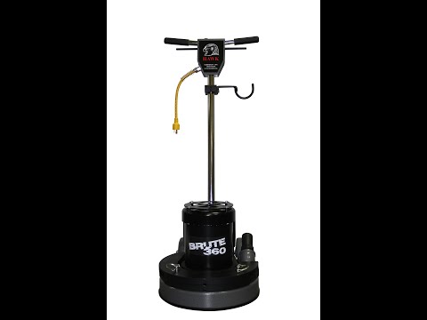 HAWK 20 Inch Brute 360 Severe Duty Floor Machine With Dust Pickup Video