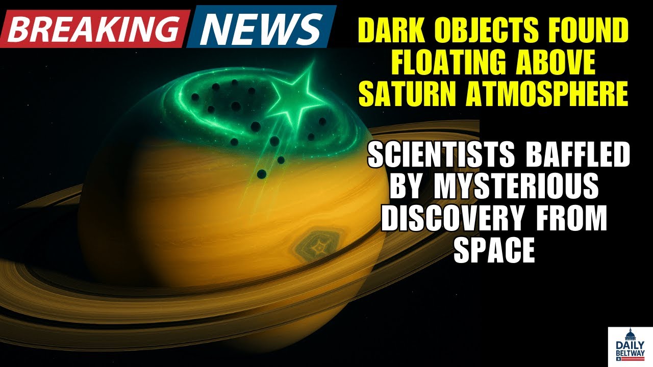 Webb Telescope Discovers Novel Bead and Star Patterns in Saturn's Atmosphere