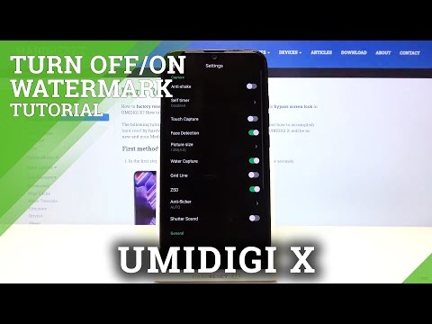 How to Find Camera Watermark Settings on UMIDIGI X – Configure Camera Watermark