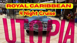 Utopia of the Seas/Cruise #23/  4  Night Cruise Embarkation Lunch and Silent DANCE Party/Nov 2025