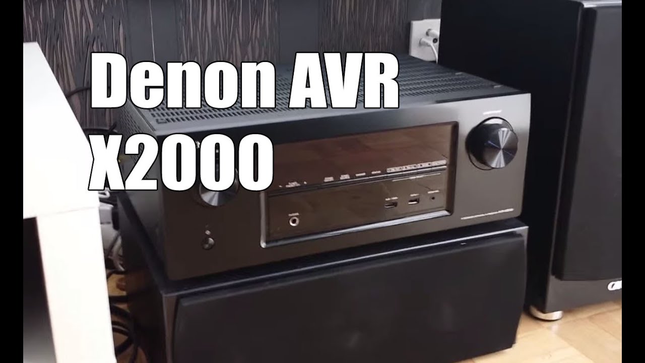 video Amply xem phim Denon AVR-X2000 chính hãng 0
