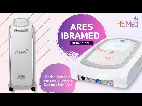 Ares Ibramed - Aparelho de Carboxiterapia com Gás Aquecido e Corrente High Volt