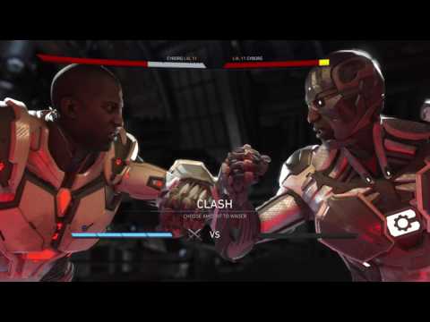 Injustice 2 Cyborg VS Cyborg Mirror Single Fight