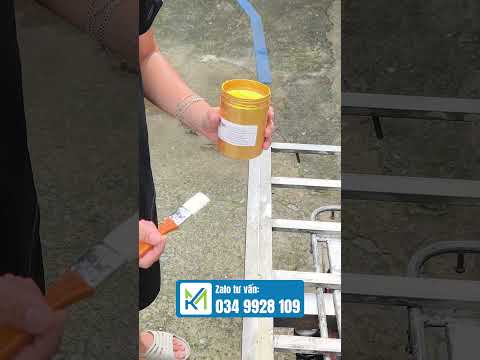 Sơn nhũ gốc nước không mùi, bóng đẹp, độ bền cao dùng cho sơn trang trí
