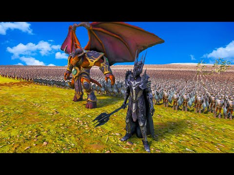 SAURON & DOOMGUARD Invade SPARTAN FORTRESS - UEBS 2 | BATTLE SIMULATOR 2