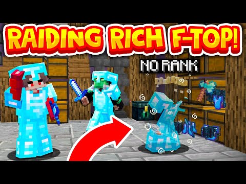 RAIDING *RICH* F-TOP MINECRAFT FACTION AS A SOLO..! (FREE TO PLAY)