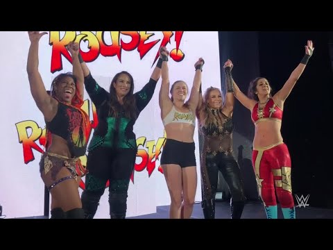 Ronda Rousey gets rowdy alongside Nia Jax at WWE Live Event: WWE Exclusive, July 9, 2018