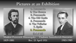 Download lagu Mussorgsky: Pictures at an Exhibition, Horowitz (1951) ムソルグスキー「展覧会の絵」ホロヴィッツ mp3
