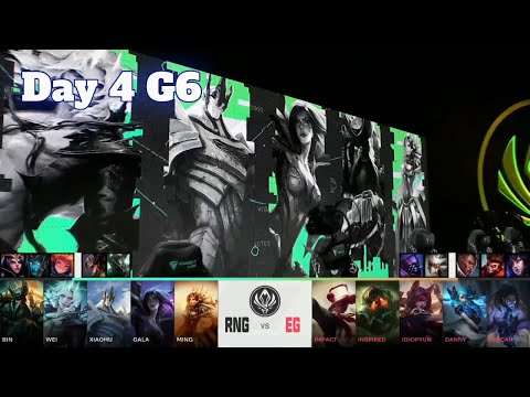 RNG vs EG - Day 4 LoL MSI 2022 Rumble Stage | Royal Never Give Up vs Evil Geniuses full game