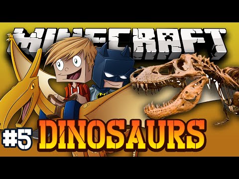 Dino-mite! Lachlan & Ryan Unearth Bone Dinosaurs in Modded Minecraft