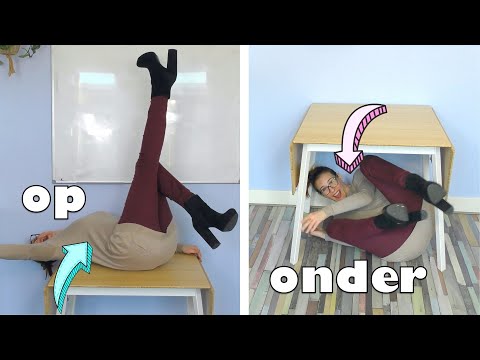 PREPOSITIONS in DUTCH // Voorzetsels // Dutch for BEGINNERS les 13 (NT2 - A1)