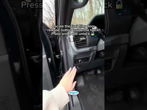 Struggling to open the gas tank on your 2025 Ford F150 PowerBoost? | Bill Brown Ford in Livonia, MI