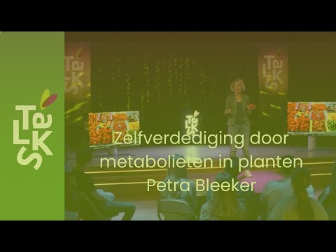 Video poster: Petra Bleeker about self-defense through metabolites in plants.