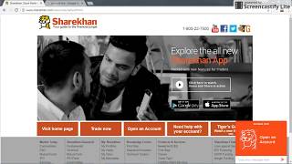 How to sell Stocks on Sharekhan