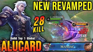 Download lagu 28 Kills   MANIAC!! Alucard New Revamped LUCKYBOX Skin!! - Build Top 1 Global Alucard ~ MLBB mp3