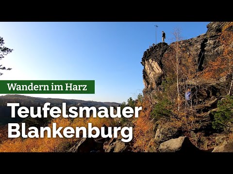 Wandern im Harz - Großer Rundweg Teufelsmauer Blankenburg mit Hamburger Wappen