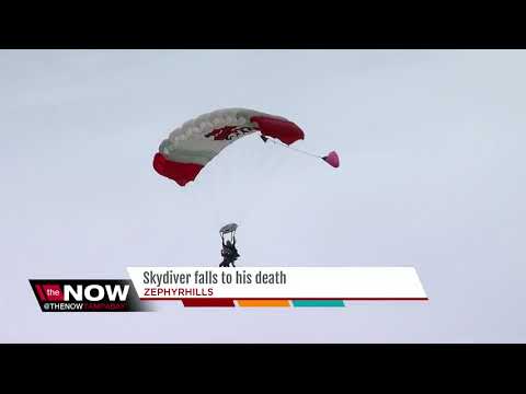 Skydiver falls to his death