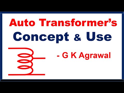 Auto Transformer working principle, how Variac works, Uses Video